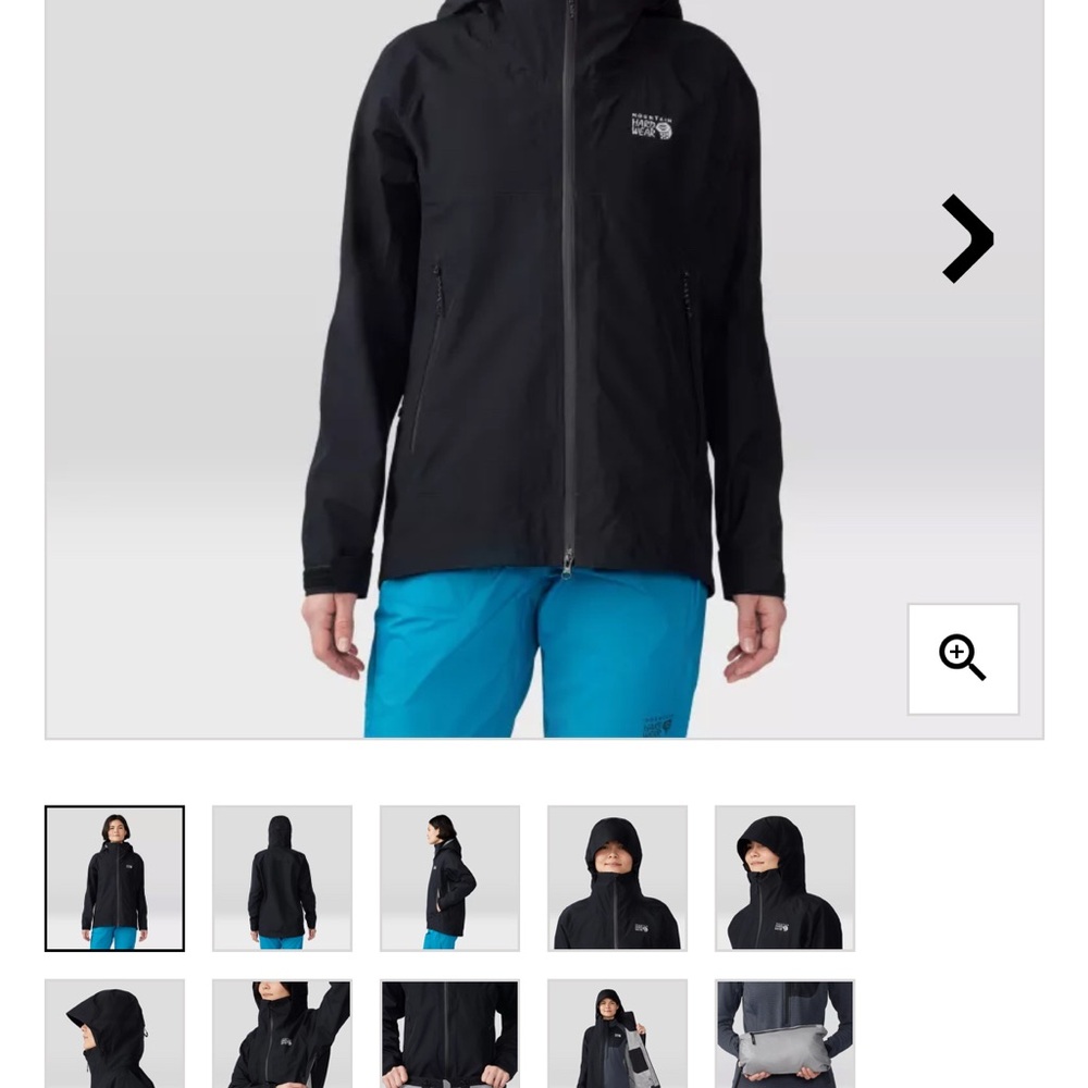 Mountain Hardwear Women’s Gore Tex Black Shell